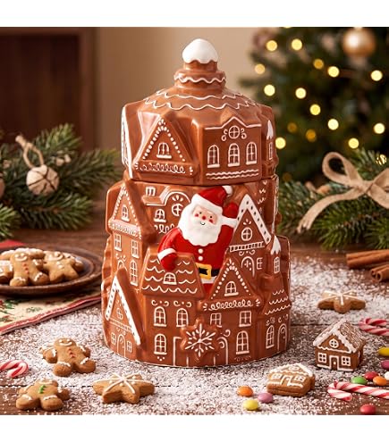 Amazon.com | Lenox Holiday Christmas Ornament Candy Jar